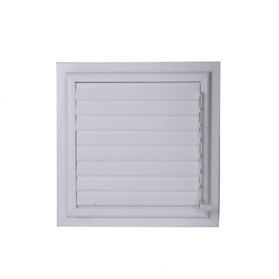 Alüminyum Banyo ve WC Havalandırma Menfezi - Yüzeysel Montaj ( Beyaz ) En:55 x Boy:45 cm