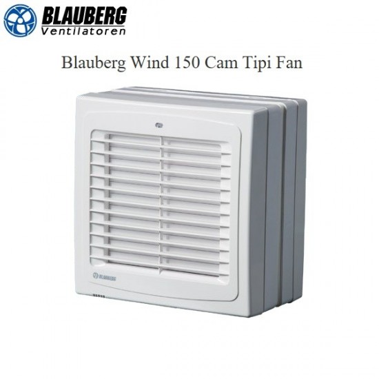 BLAUBERG Wind 150 Cam Tipi Aspiratör  ( 295 m3/h ses 41dba/3mt)
