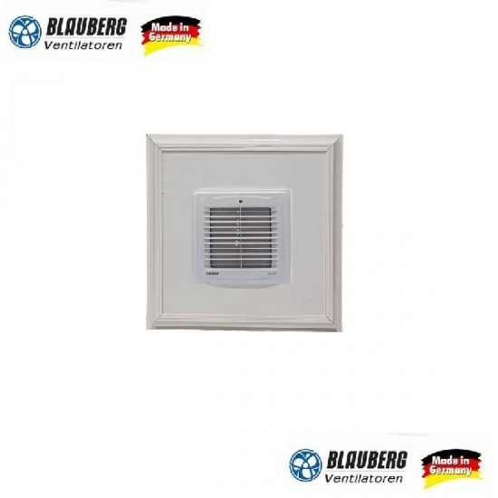 BLAUBERG AUTO 150 Otomatik Panjurlu - Banyo Fanlı Aluminyum Menfez (295m³/h) - Düz Panel - Yüzeysel Montaj - Beyaz BLAUBERG AUTO 150 Otomatik Panjurlu - Banyo Fanlı Aluminyum Menfez (295m³/h) - Düz Panel - Yüzeysel Montaj - Beyaz
