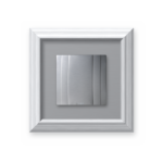 BLAUBERG Quatro Hi-Tec 100 Fanlı Menfez (88m³/H) - Düz Panel - Yüzeysel Montaj - Gümüş