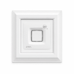 Soler-Palau Silent DUAL 300 Nem ve Hareket Sensörlü Fanlı Alüminyum Menfez (235m³/h) - Düz Panel - Yüzeysel Montaj - Beyaz