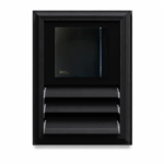 Soler-Palau Silent 100 CZ Design Fanlı Alüminyum Menfez (85m³/h) - Kanatlı - Yüzeysel Montaj - Siyah - Görsel 2