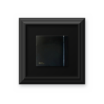 Soler-Palau Silent 100 CZ Design Fanlı Alüminyum Menfez (85m³/h) - Düz Panel - Yüzeysel Montaj - Siyah