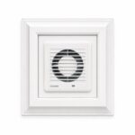 BLAUBERG Aero Still 125 Fanlı Menfez (158m³/H) - Düz Panel - Yüzeysel Montaj - (Süper Sessiz 31 db (A) 3 mt) - Beyaz