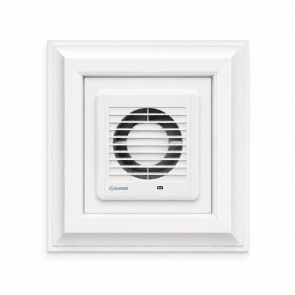 BLAUBERG Aero Still 100 Fanlı Menfez (84m³/H) - Düz Panel - Yüzeysel Montaj - (Süper Sessiz 25 dba/3 mt) - Beyaz