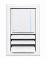 Soler-Palau Silent 100 CZ Design Fanlı Alüminyum Menfez (85m³/h) - Kanatlı - Yüzeysel Montaj - Beyaz - Görsel 2