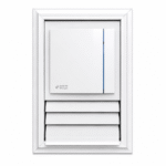 Soler-Palau Silent 100 CZ Design Fanlı Alüminyum Menfez (85m³/h) - Kanatlı - Yüzeysel Montaj - Beyaz