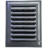 Plastik Banyo ve WC Havalandırma Menfezi- Panjur 50 x 50 cm ( Antrasit Gri ) - Görsel 2