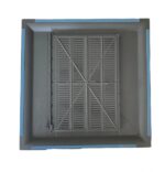 Plastik Banyo ve WC Havalandırma Menfezi- Panjur 50 x 50 cm ( Antrasit Gri ) - Görsel 3